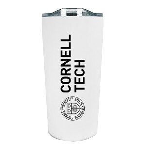 Cornell Tech 18oz Soft Touch Tumbler White