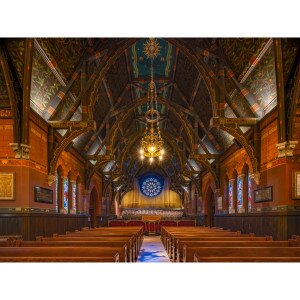 Cornell Photo Note Card Durgin Sage Chapel 3
