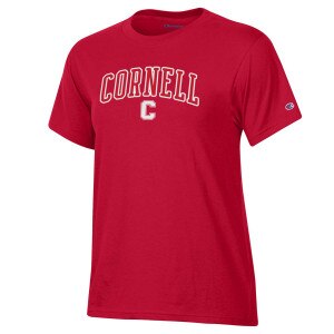 Champion Women's Cornell Twill Letter Tee