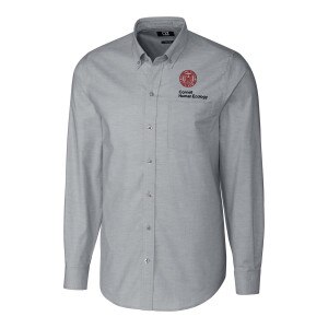 Big & Tall Cornell Human Ecology Cutter & Buck Stretch Oxford Long Sleeve Dress Shirt