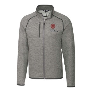 Big & Tall Cornell Human Ecology Cutter & Buck Sweater Knit Full Zip Jacket