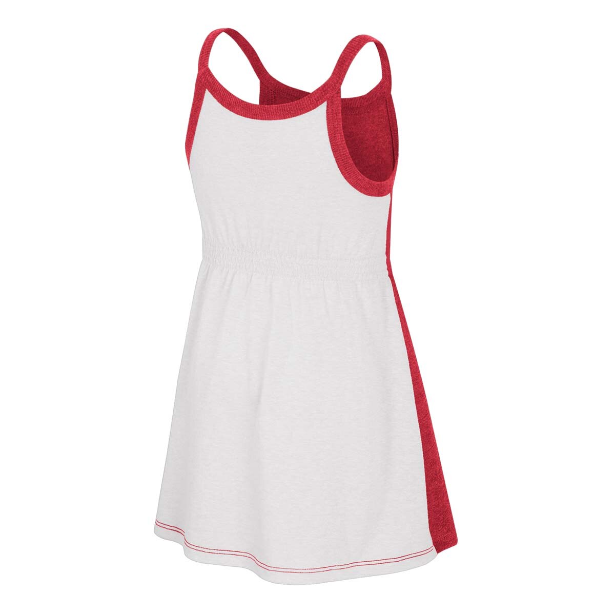 Girl's Toddler Colorblock Red back