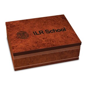 Cornell ILR School Rosewood Finished Bureau Box