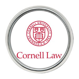 Cornell Law Coaster Set of 2