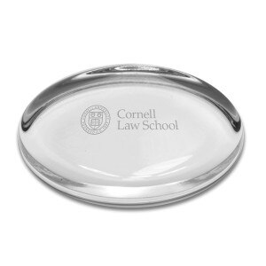 Cornell Law Oval Paperweight