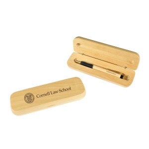 Cornell Law Maple Pen and Case Set
