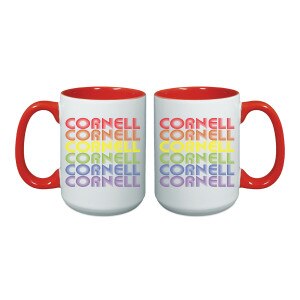 Rainbow Cornell Repeating 15oz Mug