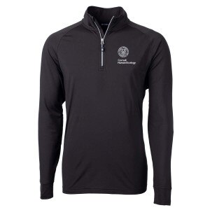 Big & Tall Cornell Human Ecology Cutter & Buck Adapt Eco Knit Recycled Quarter Zip