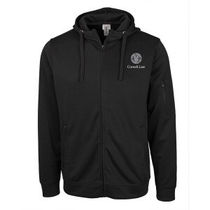 Cornell Law Clique Performance Full Zip Hood