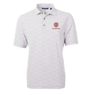 Cornell Law Cutter & Buck Eco Pique Botanical Polo