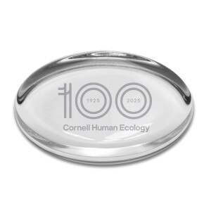 Cornell Human Ecology 100 Year Oval Paperweight