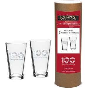 Cornell Human Ecology 100 Year Pint Glass Set