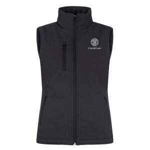 Women's Cornell Law Clique Insulated Softshell Vest