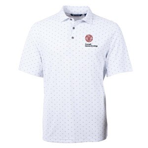 Cornell Human Ecology Cutter & Buck Eco Pique Tile Print Recycled Polo