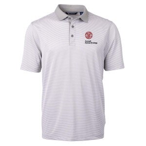 Cornell Human Ecology Cutter & Buck Virtue Micro Stripe Recycled Polo