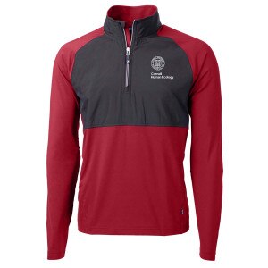 Cornell Human Ecology Cutter & Buck Adapt Hybrid Eco Knit Recycled Quarter Zip