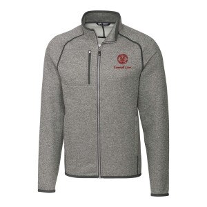 Big & Tall Cornell Law Cutter & Buck Sweater Knit Full Zip Jacket