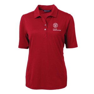 Women's Cornell Human Ecology Cutter & Buck Eco Pique Recycled Polo