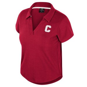 Women's Block C Ribbed Polo