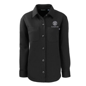 Women's Cornell Law Cutter & Buck Roam Eco Knit Shirt Jacket