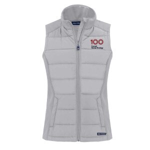 Women's Cornell Human Ecology 100 Year Cutter & Buck Eco Softshell Recycled Vest