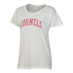 Women's Arched Cornell Vintage White Tee
