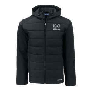 Big & Tall Cornell Human Ecology 100 Year Cutter & Buck Softshell Recycled Full Zip Jacket