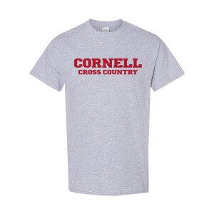 Cornell Cross Country with C Back Logo Tee