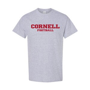 Cornell Football with C Back Logo Tee