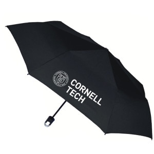 Cornell Tech Black Carabiner Clip Umbrella