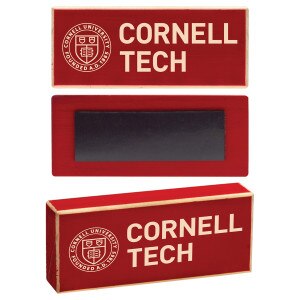 Cornell Tech Wood Block Magnet