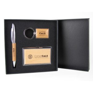 Cornell CALS Gift Set with Pen, Keychain & Business Card Case