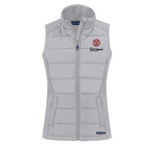 Women's Cornell ILR School Cutter & Buck Eco Softshell Vest