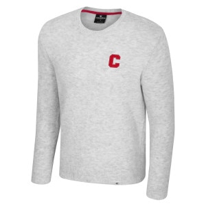 Block C Embroidered Crew Sweater
