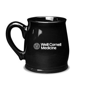 Weill Cornell Medicine Black Etched Retro Mug