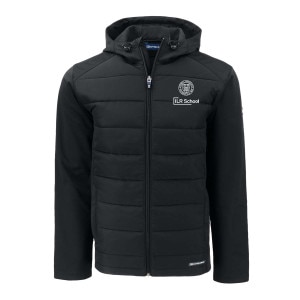 Big & Tall Cornell ILR School Cutter & Buck Softshell Recycled Full Zip Jacket