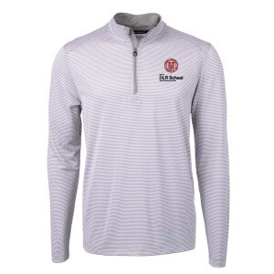 Cornell ILR School Cutter & Buck Micro Stripe Recycled Quarter Zip