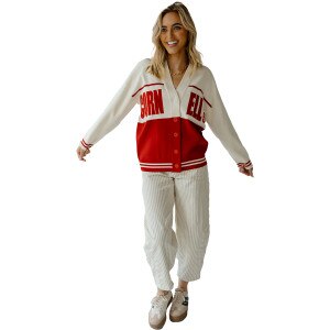 Women's Cornell Colorblock Cardigan