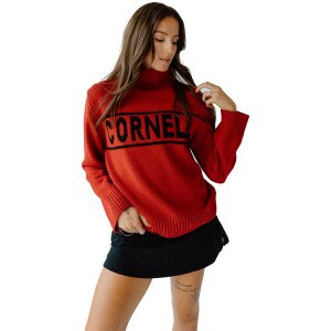 Women's Intarsia Cornell Rolled frt