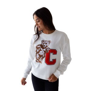 Women's Oversized Bear Leaning fron