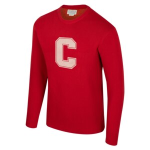 Uscape Ivory C on Crimson Sweater