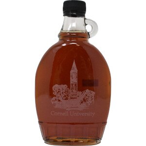 Cornell Arnot Etched Glass Maple Syrup 12oz