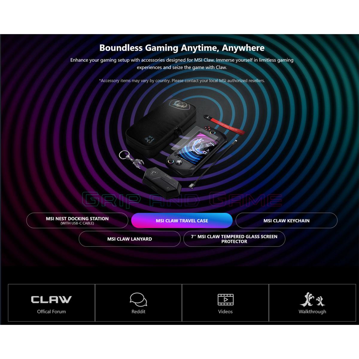 MSI Claw A1M-052US Handheld Game Co