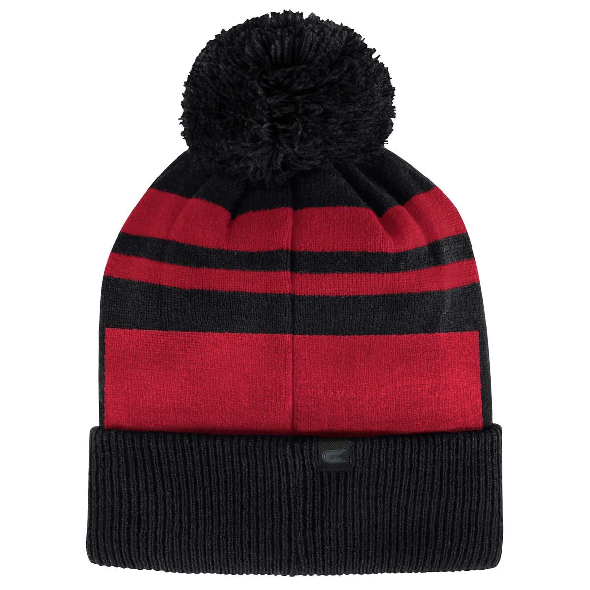 Black and Red with Block C Beanie | Accessories | Winter Hats