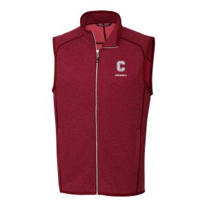 Cornell Block C Cutter & Buck Sweater Knit Vest