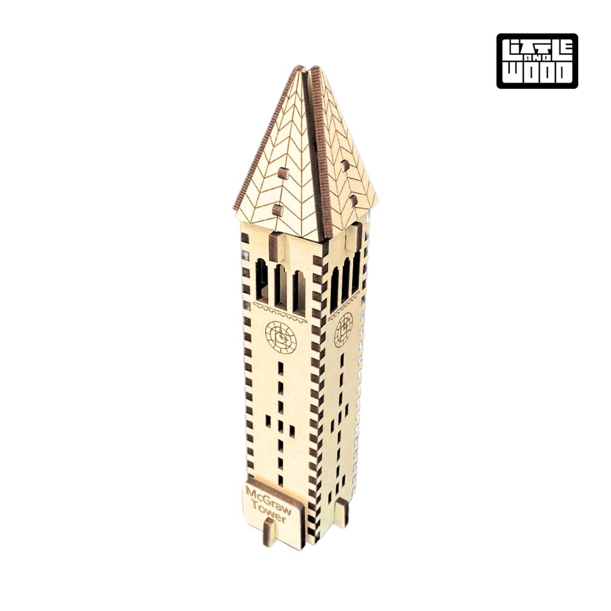 Cornell McGraw Tower 3D Wood Kit