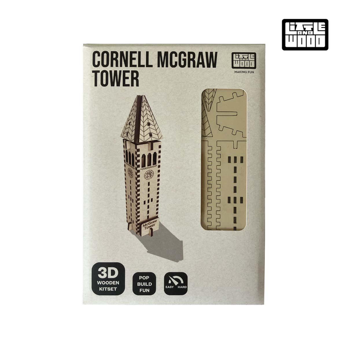 Cornell McGraw Tower 3D Wood Kit