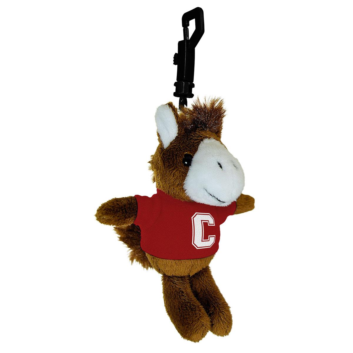 Block C Mini Plush Key Chain Horse