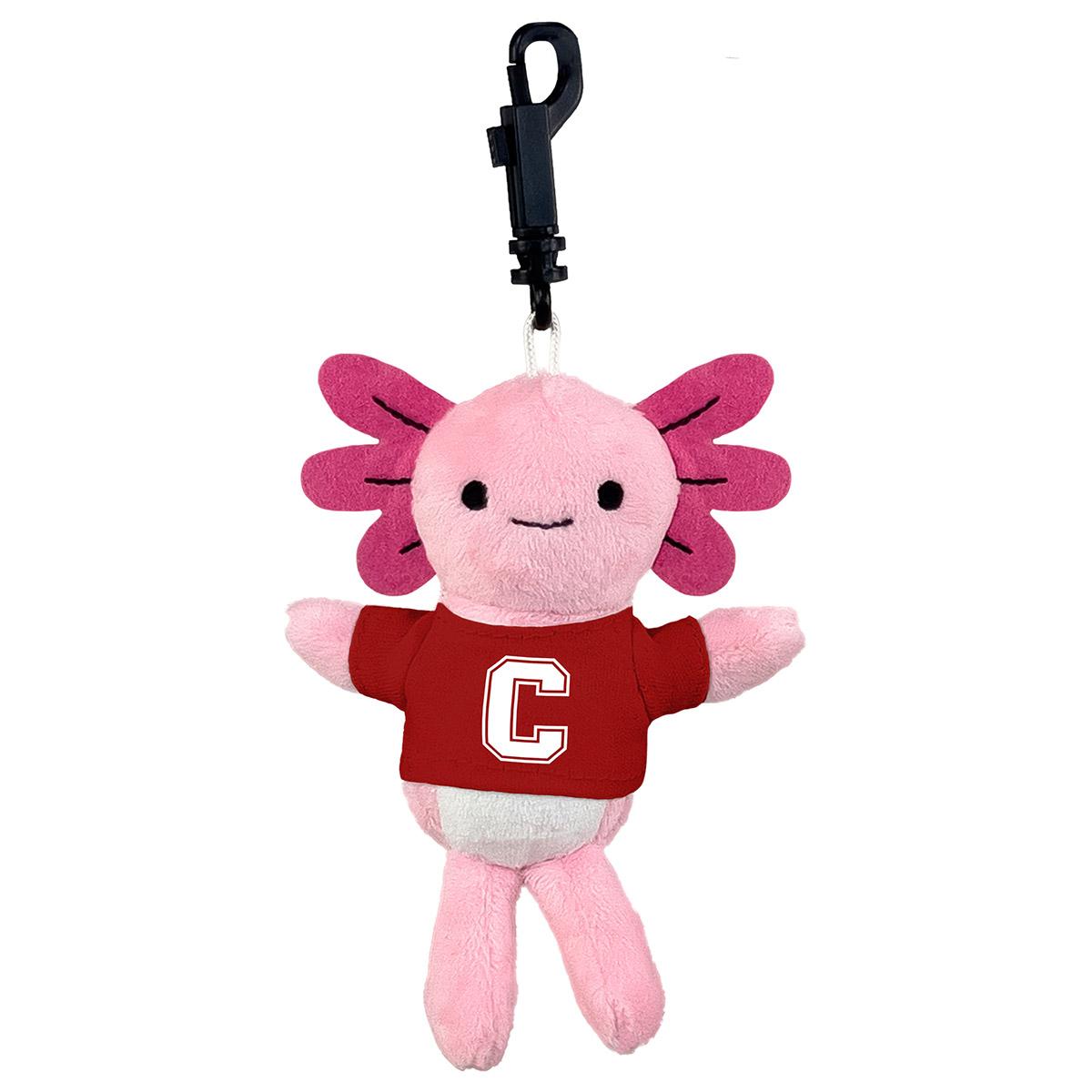Block C Mini Plush Key Chain Axolot