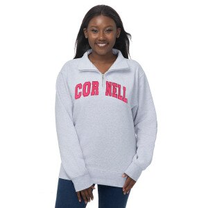 Women's Satin Cornell Letter ash